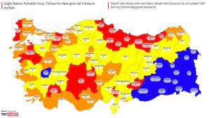 İşte i̇stanbul'un korona virüs vaka yoğunluk haritası. Bakan Koca Illere Gore Risk Haritasini Paylasti Son Dakika Haberleri