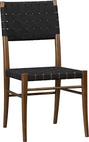 Oslo Side Chair Crate And Barrel Dining Chairs Black Side Chair Wood Dining Chairs