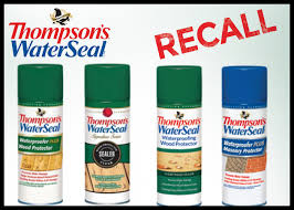 The Thompson S Co Recalls Aerosol Waterproofing Wood And Masonry Protectors