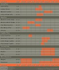 Yellowstone River Hatch Chart