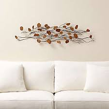 Stunning handmade copper pipe decorative letters and symbols wall art. Wall Art Wood Metal And Fabric Designs Crate And Barrel