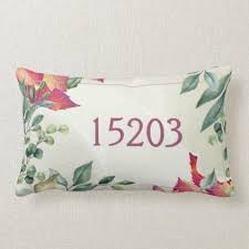 Decorative Personalized Area Code Throw Pillow Zazzle Com In 2020 Throw Pillows Pillows Pretty Pillow