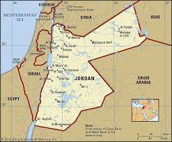 Jordan is a country of 6,407,085 inhabitants, with an area of 92,300 km2, its capital is amman and its time zone is asia/amman. Jordan History Population Flag Map Facts Britannica