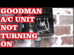 I need your advice on goodman air conditioner troubleshooting.a class action lawsuit was started in 2014 about the evaporator coils being too thin, so they c. Goodman Heat Pump Not Turning On Repair Youtube