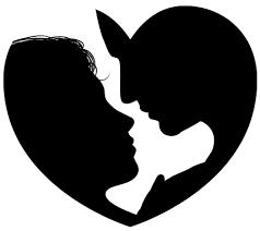 Couple Heart Silhouette Silhouette Art Love Silhouette Couple Silhouette