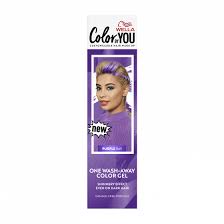 It won't necessarily ruin your. Wella Color By You One Wash Away Color Gel Purple Ray Wella