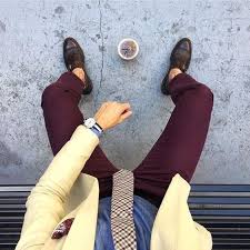 Calça Vinho Combina Com O Que Calca Vinho Masculina Como Usar Calca Vinho Roupas Para Homens Masculino