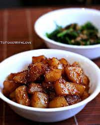 Gamja Jorim Potato Side Dish Korean Potato Side Dish Korean Side Dishes Potato Side Dishes