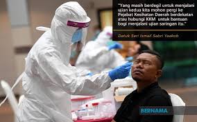 If possible, we do not want to bring the communities from the interior areas out into the city, instead we will go to their villages. Bernama Covid 19 Masih Ada Individu Berdegil Jalani Ujian Kedua Ismail Sabri