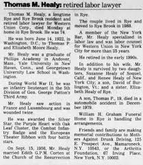 Thomas M. Healy U.S. Army WWII