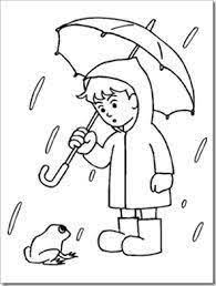 Lily enjoys taking a walk in the rain. Rain Colouring Pages Google Search Umbrella Coloring Page Rainy Day Drawing Coloring Pages