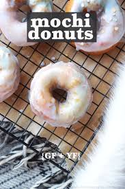 Easy Gluten Free Rice Doughnuts A K A Mochi Doughnuts Kimi Eats Gluten Free Recipe Mochi Donuts Recipe Sweet Rice Flour Recipe Gluten Free Rice
