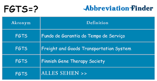 Acompanhe seu fgts de forma simples. Was Bedeutet Fgts Fgts Definitionen Abkurzung Finder