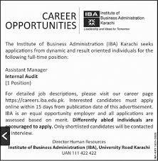 Institute Of Business Admin Iba Karachi Jobs July 2020 In 2020 Business Administration Jobs Medical Jobs Business Administration