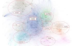 mapped the climate change conversation on twitter in 2016