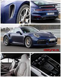 Targa body style also returns; 2021 Porsche 911 Turbo S Gentian Blue Metallic Dailyrevs