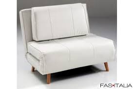 Poltrone letto con materasso comodo, poltrone letto facile da aprire. Poltrona Letto In Ecopelle Bianca Fas Italia