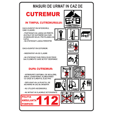 Iată o întrebare serioasă care necesită cele mai serioase răspunsuri. Indicator Masuri De Urmat In Caz De Cutremur Gsc Autocolant 14x21 Cm Emag Ro