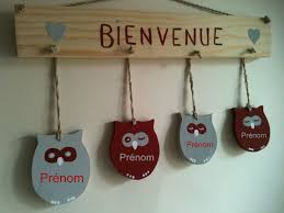 Plaque En Bois Famille Personnalisable Sur Commande Decorations Murales Par Ptitecrea Holiday Decor Unique Items Products Christmas Ornaments