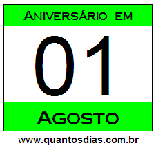 Video curso inglés con alema: Nascimento Em 1Âº De Agosto Quantos Dias Falta Para Meu Aniversario