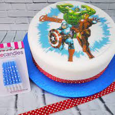 Please place your orders at least one week prior to your event. Marvel Avengers Iron Man Hulk Captain America Cake Decoration Set