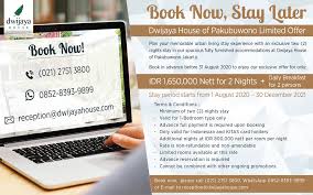 Dwijaya House Promo