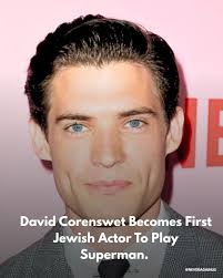 David Corenswet will be the first Jewish actor to play Superman, stepping  into the cape in the upcoming film set to release July 11, 2025. A powerful  full-circle moment—Superman was originally created