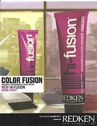Redken Color Fusion Hi Fusion Haircolor Shade Chart New On