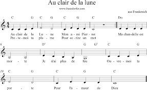 Au Clair De La Lune