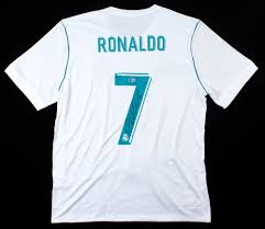 2013/14 real madrid away jersey #7 ronaldo xl adidas soccer los blancos cr7 new. Cristiano Ronaldo Signed Real Madrid Adidas Jersey Beckett Coa