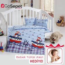 100 pamuklu kumastan uretilmis yumusacik erkek bebek nevresim takimi ve bebek yatak alezi 79 90 tl faturali urun degisim garantisi turkiye nin her ye