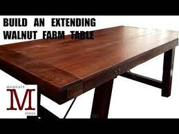 Build An Extending Walnut Farm Style Table 005 Farm Style Table Farmhouse Table Diy Dining Table