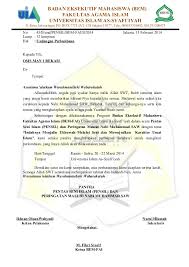 14 contoh surat undangan menghadiri acara aqiqah. Undangan Lomba Pentas Seni Islam Bem Fai Universitas Islam As Syafi I