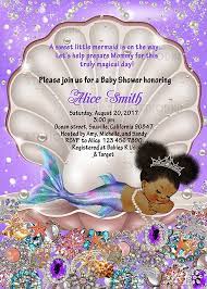 Little Mermaid Baby Shower Invitation It S A Girl Under Etsy In 2021 Mermaid Baby Shower Invitations Mermaid Baby Showers Baby Mermaid