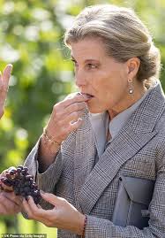 Cheers! Duchess of Edinburgh opens winery in Kent run by Taittinger