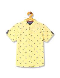 Buy Boys 277947096 Yellow Boys Shirt Online At Nnnow Com