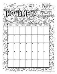 Maybe this can help remembering things you have to do this month. Printable Coloring Calendar For 2021 And 2020 Woo Jr Kids Activities