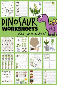 free dinosaur worksheets preschool printables
