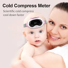 T9 Children's Head-Mounted Cold Compress Meter(Flower Pink)
