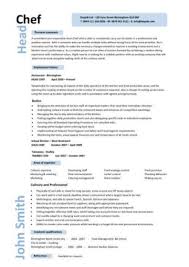 Maybe you would like to learn more about one of these? Chef Resume Sample Examples Sous Chef Jobs Free Template Chefs Chef Job Description Work