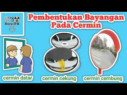 Maya tegak sama besar jarak benda=jarak. Pembentukan Bayangan Pada Cermin Datar Cekung Dan Cembung Sinar Istimewa Cermin Cekung Cembung Youtube