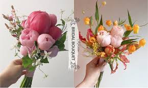 korean bridal bouquet 小巧精緻的韓式新娘捧花 體現溫柔婉約氣質 the femin bridal bouquet floral wreath wedding designs