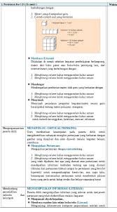 Bangun ruang yang dibatasi oleh enam bangun datar berbentuk persegipanjang. Rpp Tema 5 Volume Bangun Ruang Rpp Matematika Kelas 5 Sd Semester Urikulum 2013