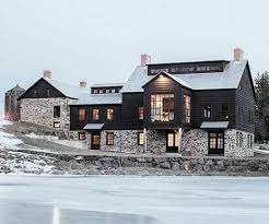 This style seeks to combine the feeling of the old utilitarian house on a farm with all the things we desire in a modern home. Dark Exterior Ideas To Revolutionize Your House Down Leah S Lane