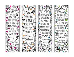 Maybe you would like to learn more about one of these? Shakespeare Quotes About Love Bookmarks Pdf Coloring Page Etsy