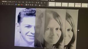 Another visual comparative of Alan Santamaria and his younger sister  Beverley Jean Santamaria