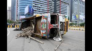 Man dies after loaded truck overturns in Greater Noida West | Hindustan Times