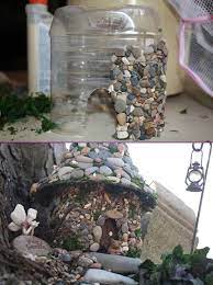 Diy Miniature Stone Fairy House Tutorial Miniature Fairy Gardens Fairy Garden Diy Fairy Garden Houses