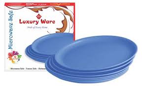 Set of 4 microwave safe picnic plates. Plastic Plates Microwave Www Macj Com Br