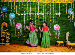Beautiful Buttabommalu Tapping Their Feet For Buttabomma Song Pellikoduku Deco In 2020 Indian Baby Shower Decorations Wedding Entrance Decor Housewarming Decorations